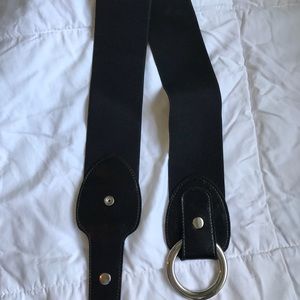 Black dress belt for dresses